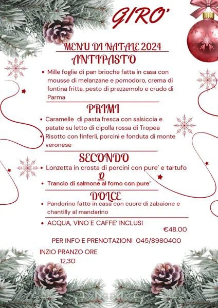 Menù di Natale