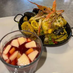 Paella e sangria