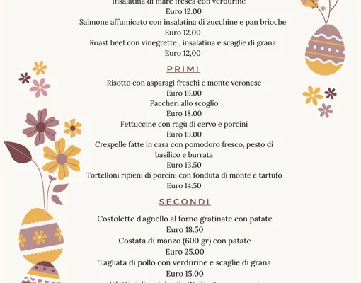 🐣 Pranzo di Pasqua 2026 al Ristorante Girò: un menu da non perdere!
